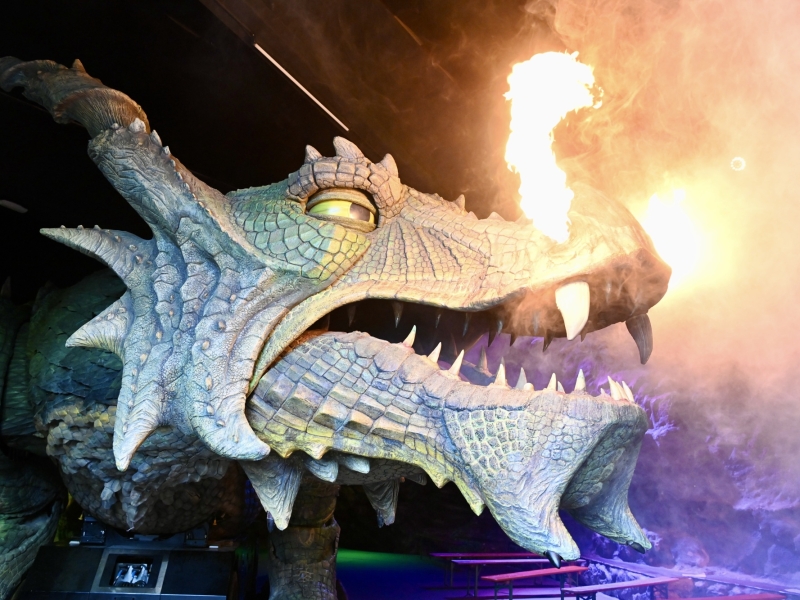 Drache mit Feuer