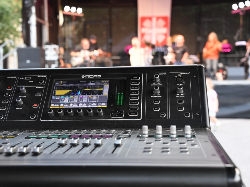 Steuerungspult f&uuml;r Musik