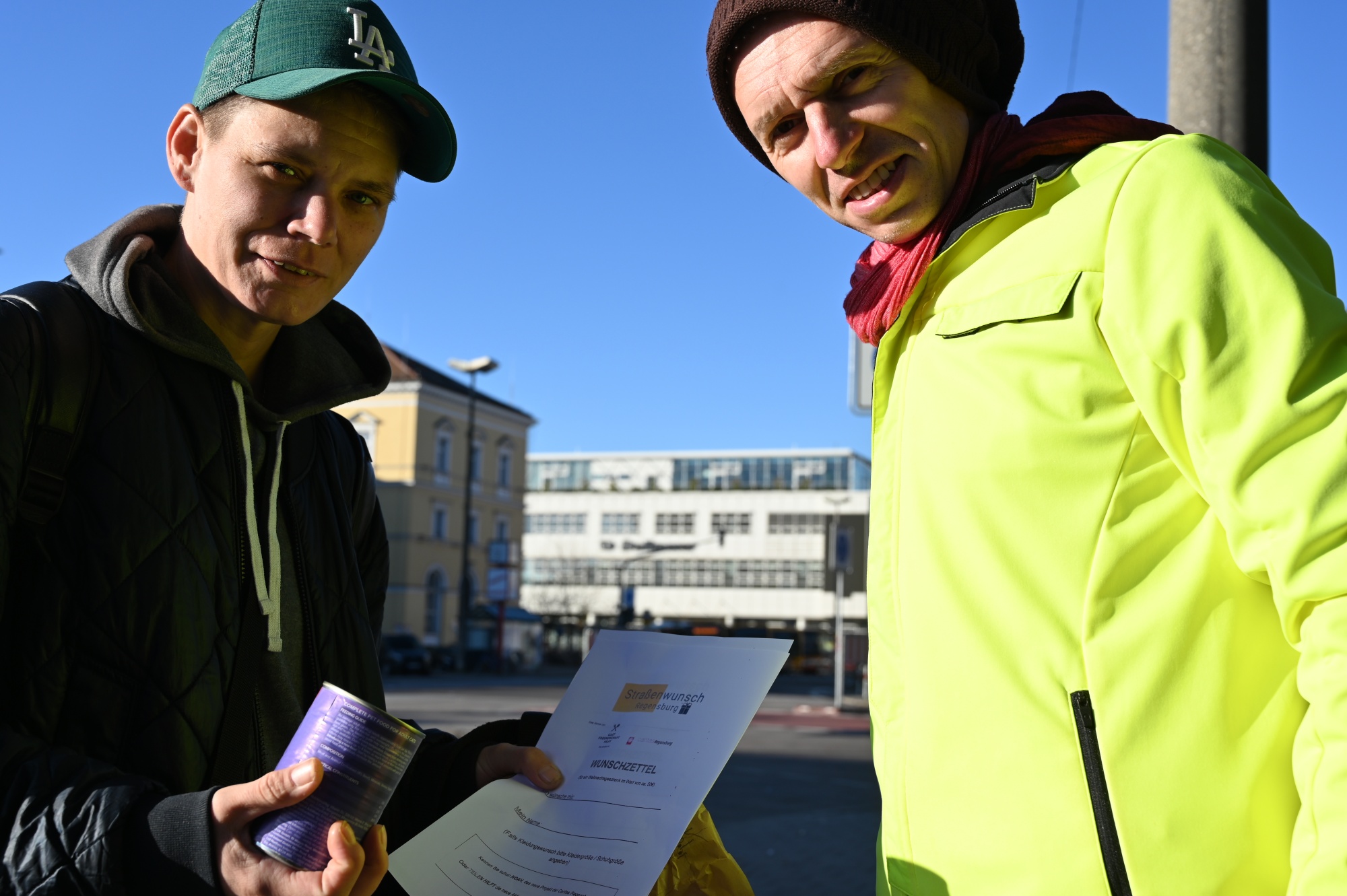 Streetworker im Freien