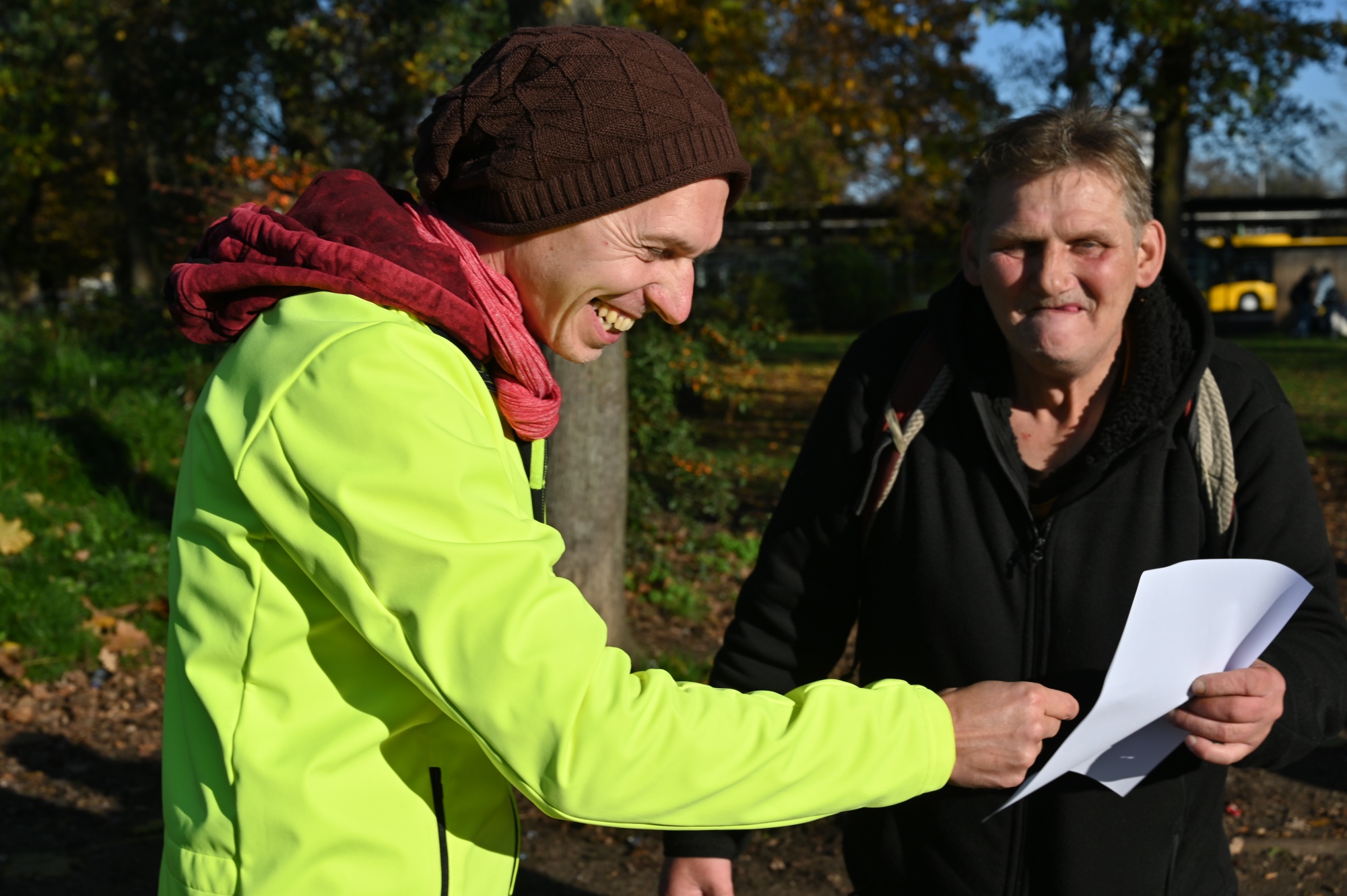 Streetworker im Freien