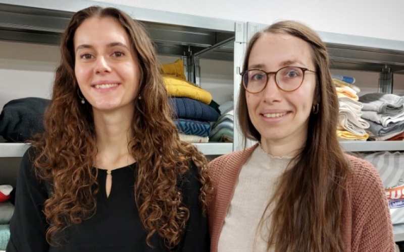 Zwei Frauen im Portrait