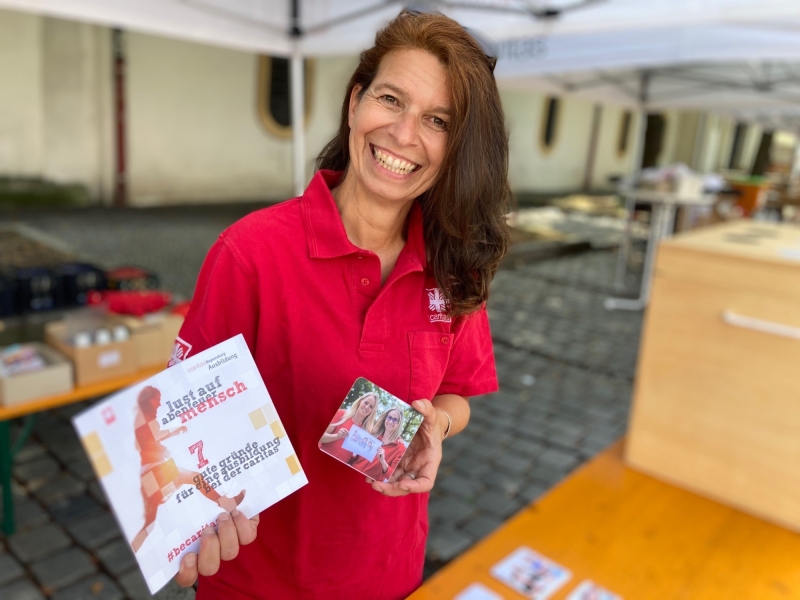 Frau im Portrait