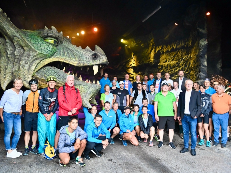 Gruppenfoto Sportler