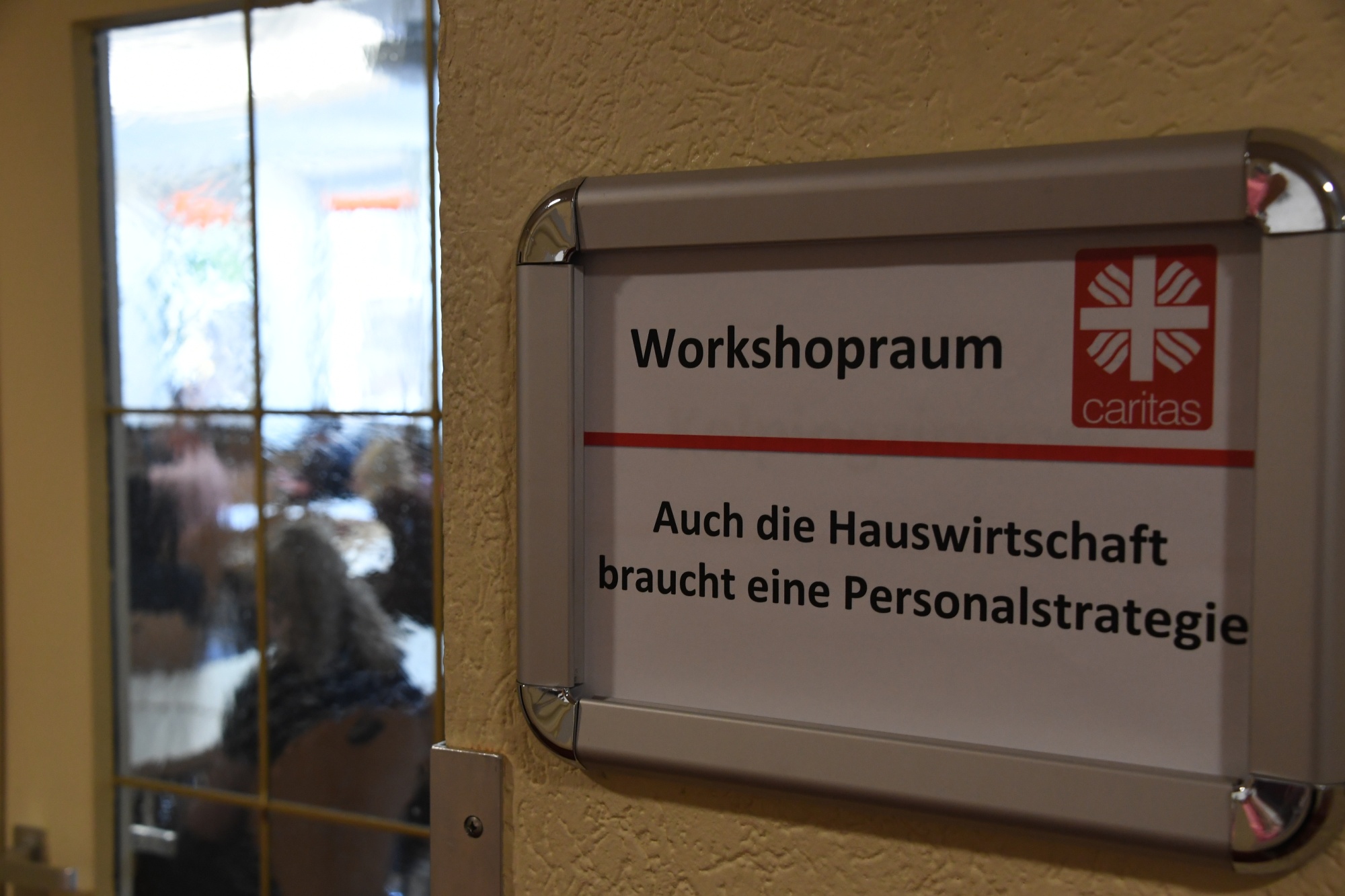 Schild für Workshop