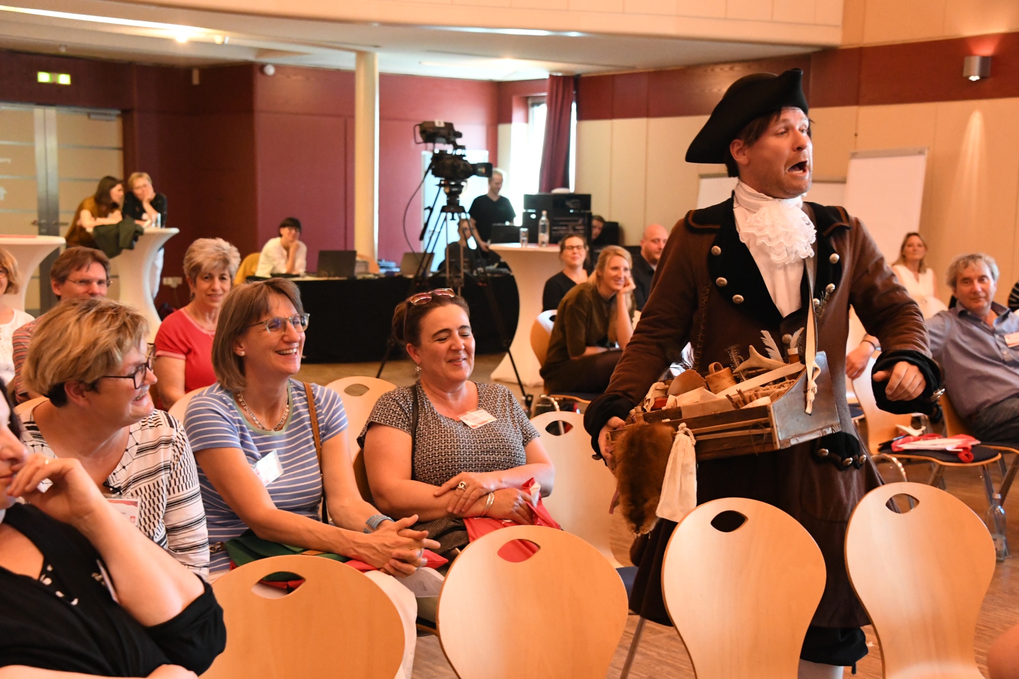 Showeinlage bei einem Kongress