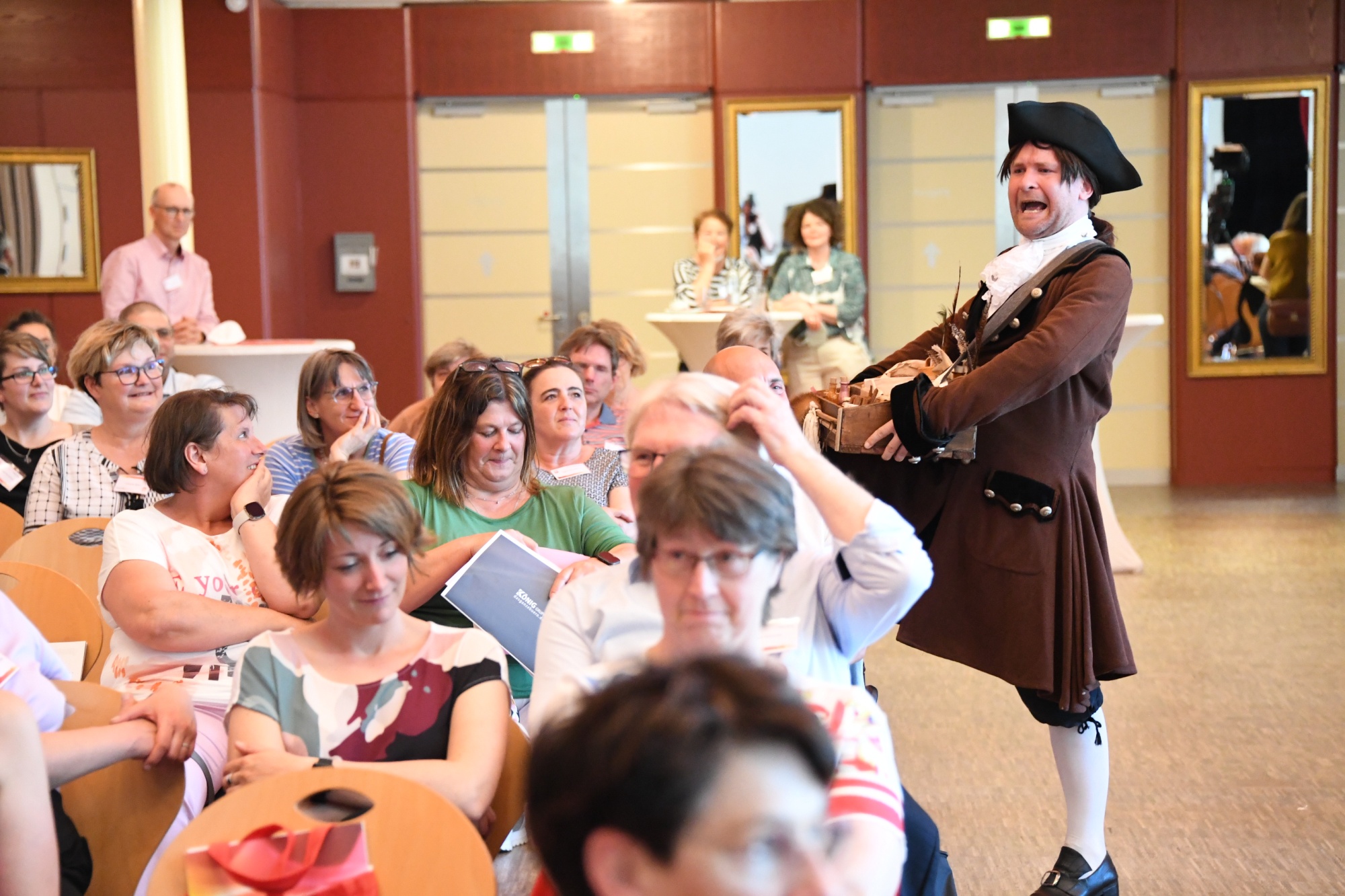 Showeinlage bei einem Kongress