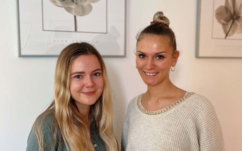 Zwei Frauen im Portrait