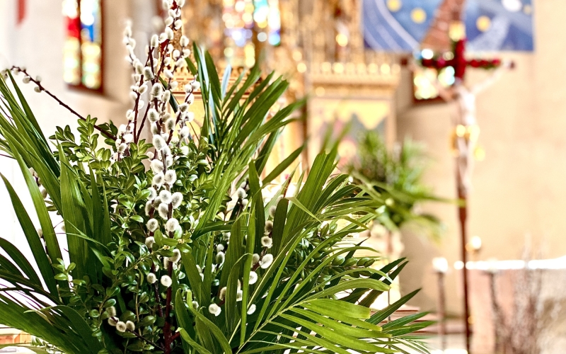 Geschmückte Kirche