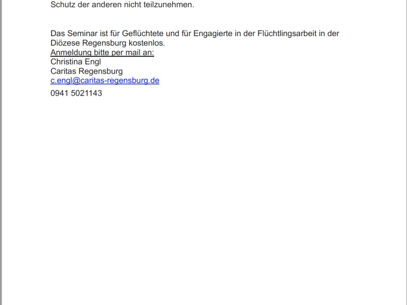 Seminarunterlagen
