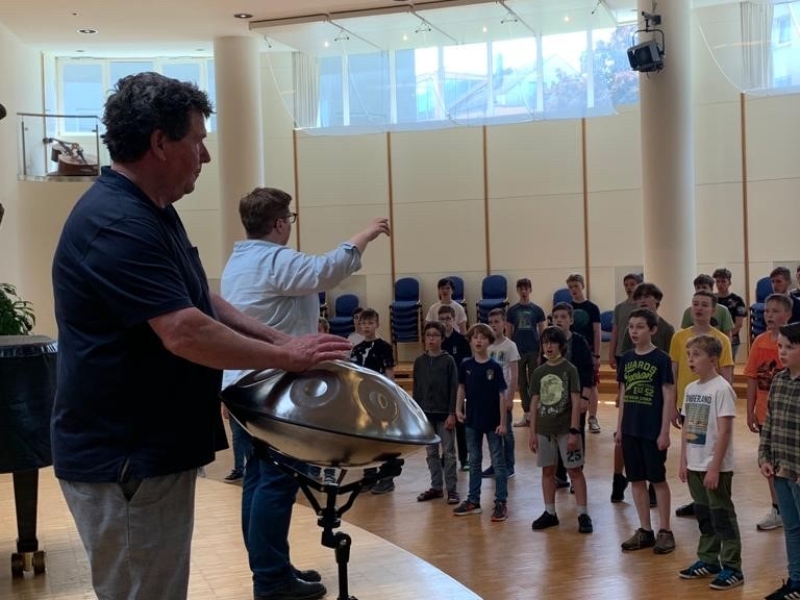 Musiker in Raum