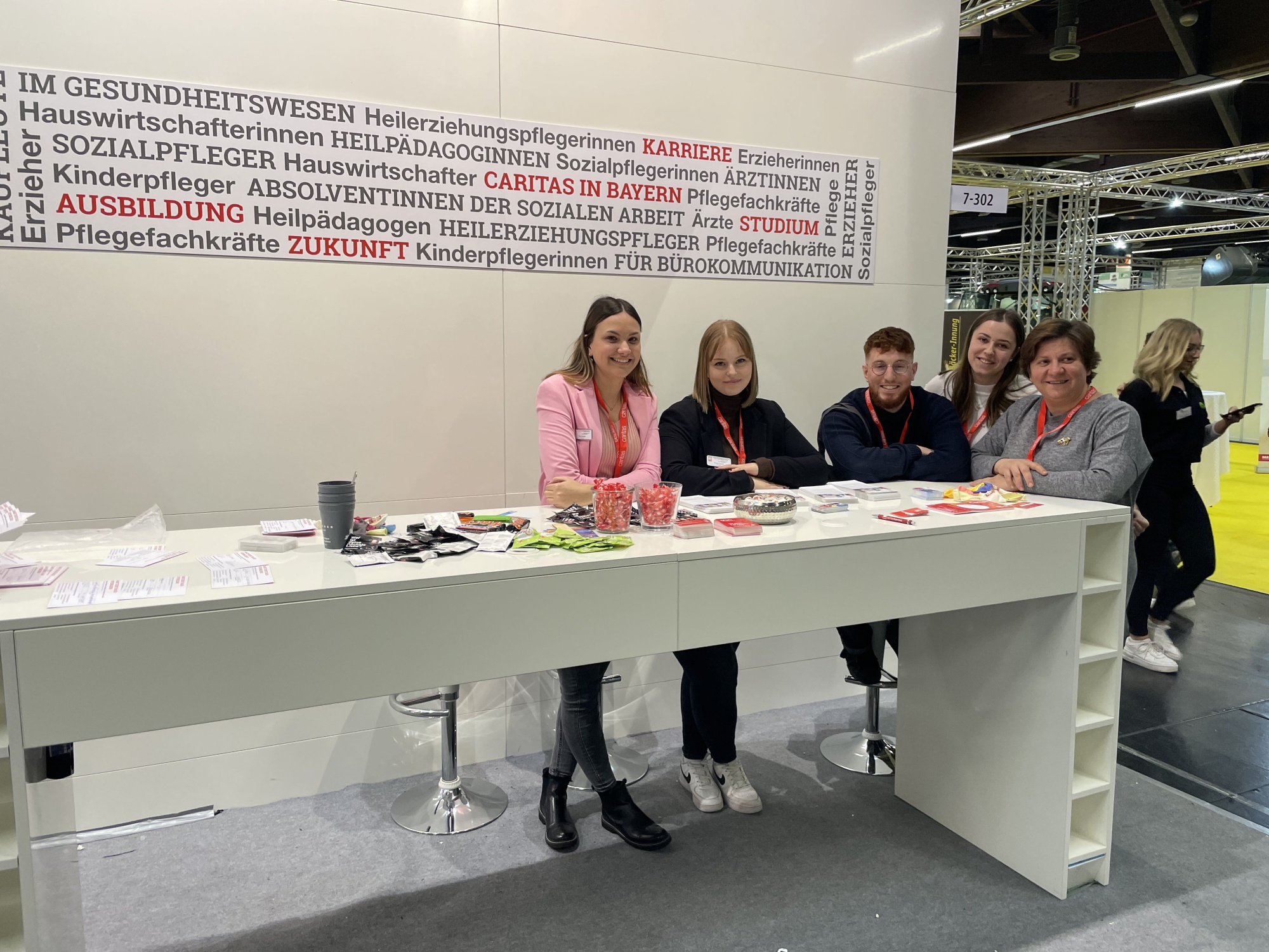 Menchen auf Messe