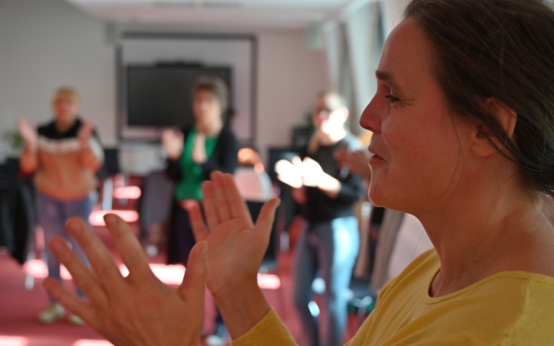 Personen machen Fitness