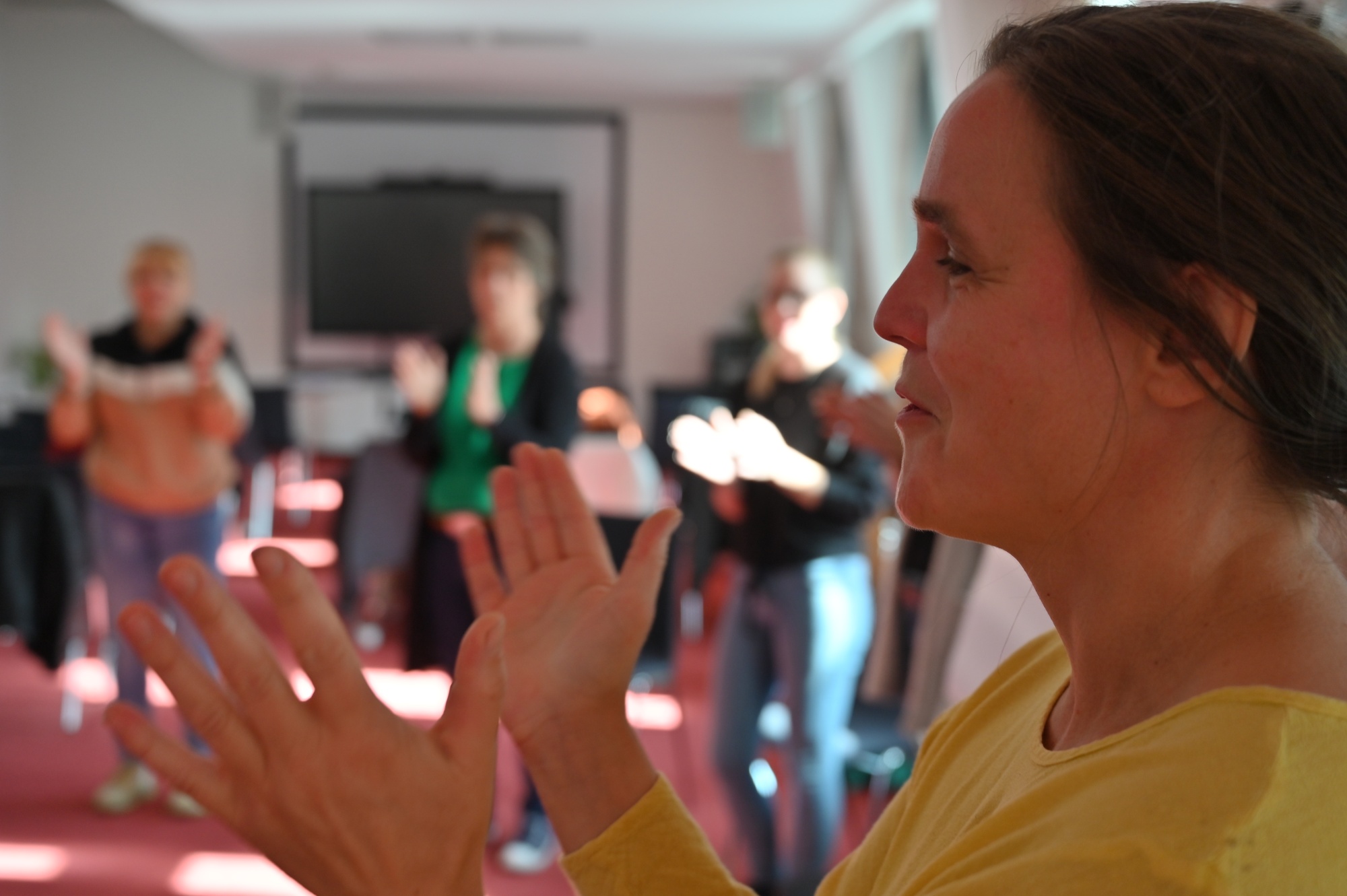 Personen machen Fitness