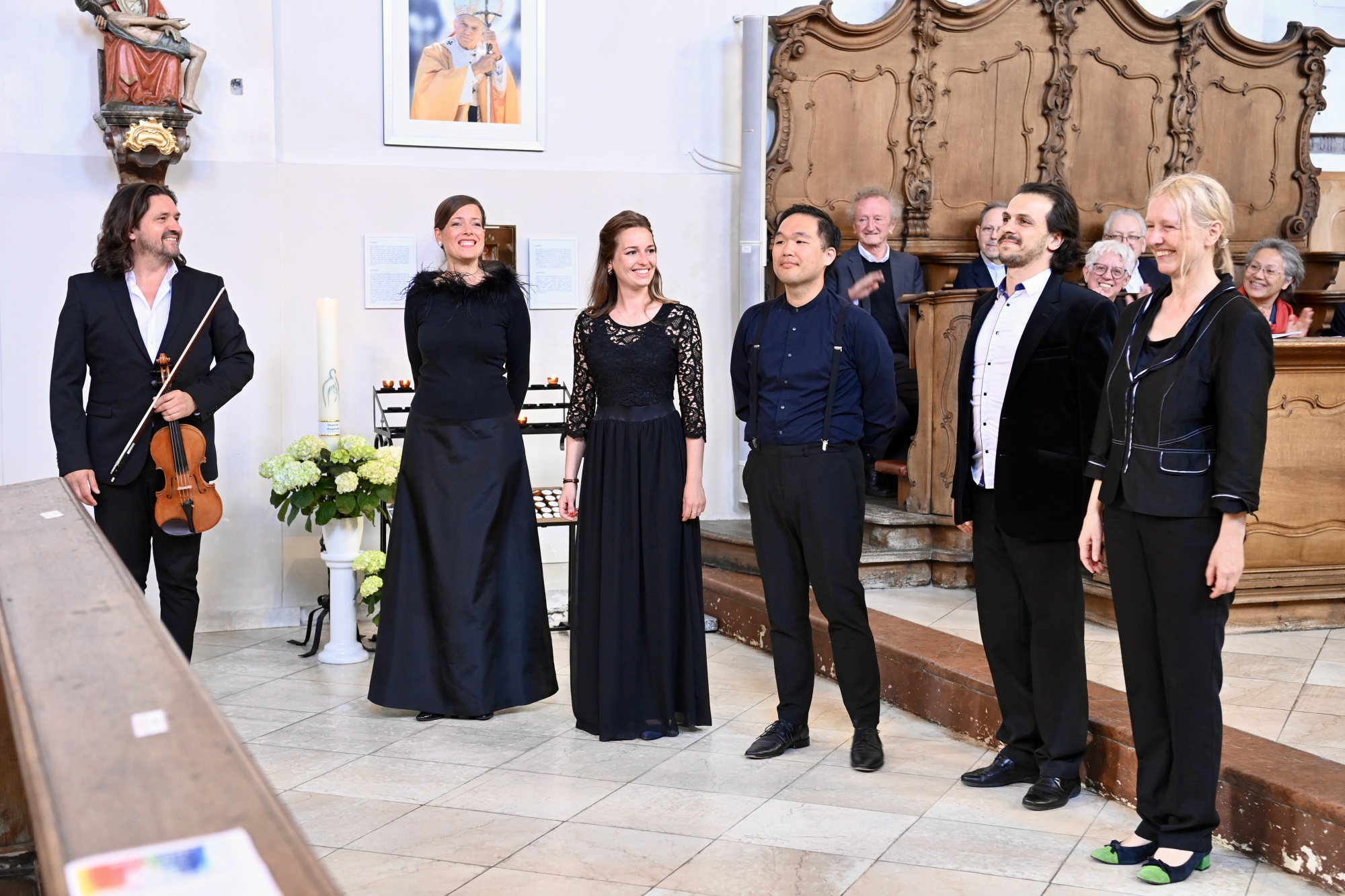 Musiker in Kirche