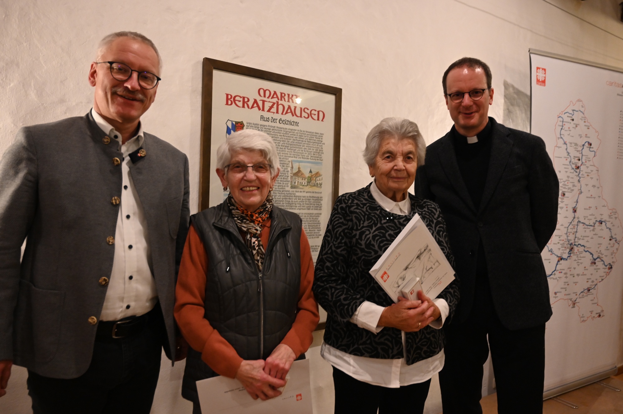 Vier Personen im Portrait