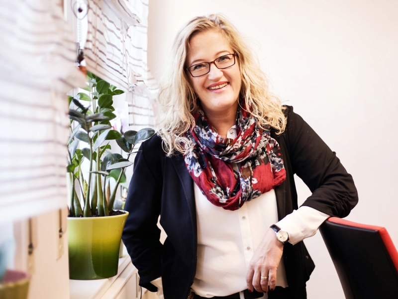 Portrait von Frau