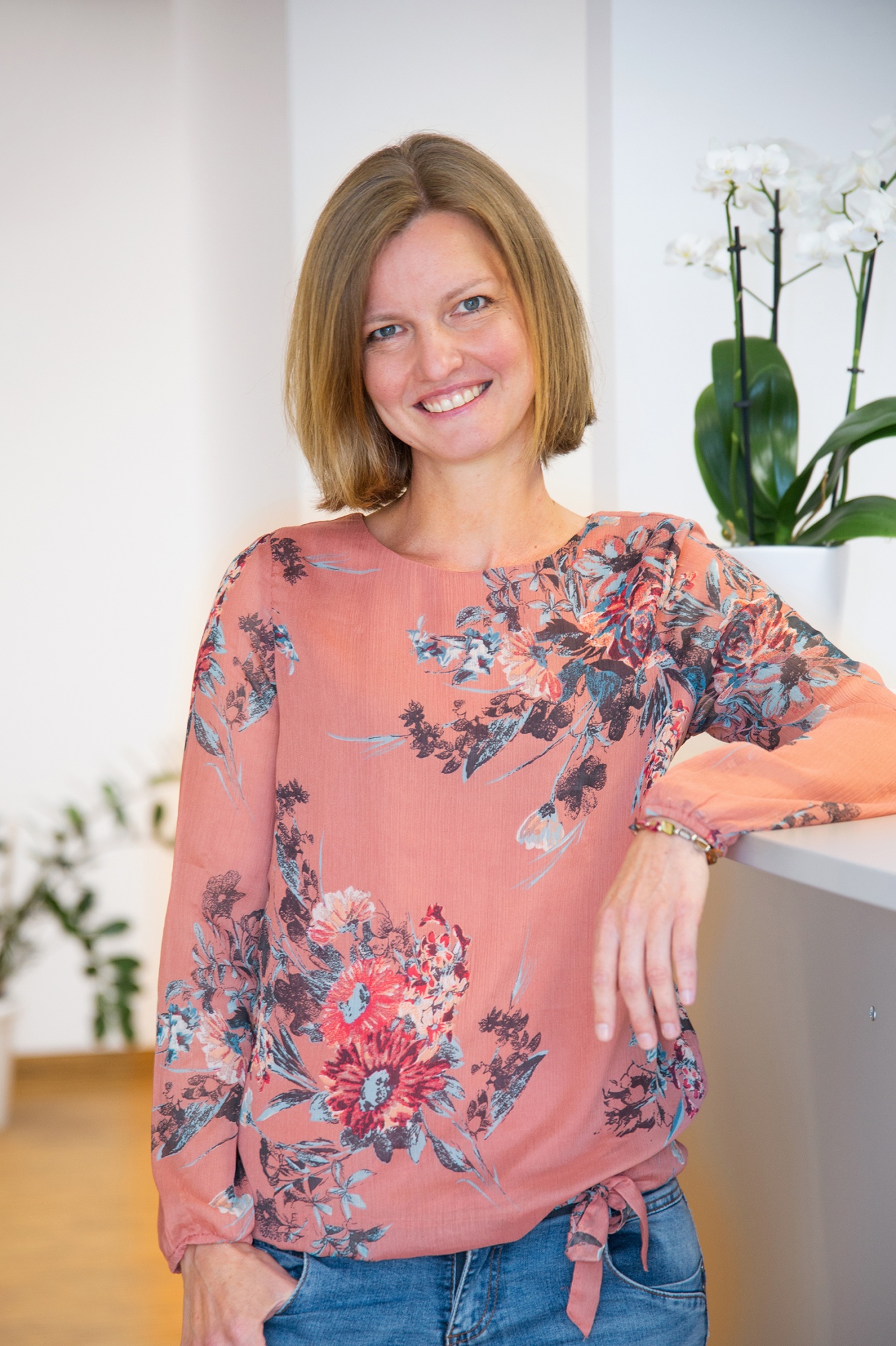 Frau im Portrait