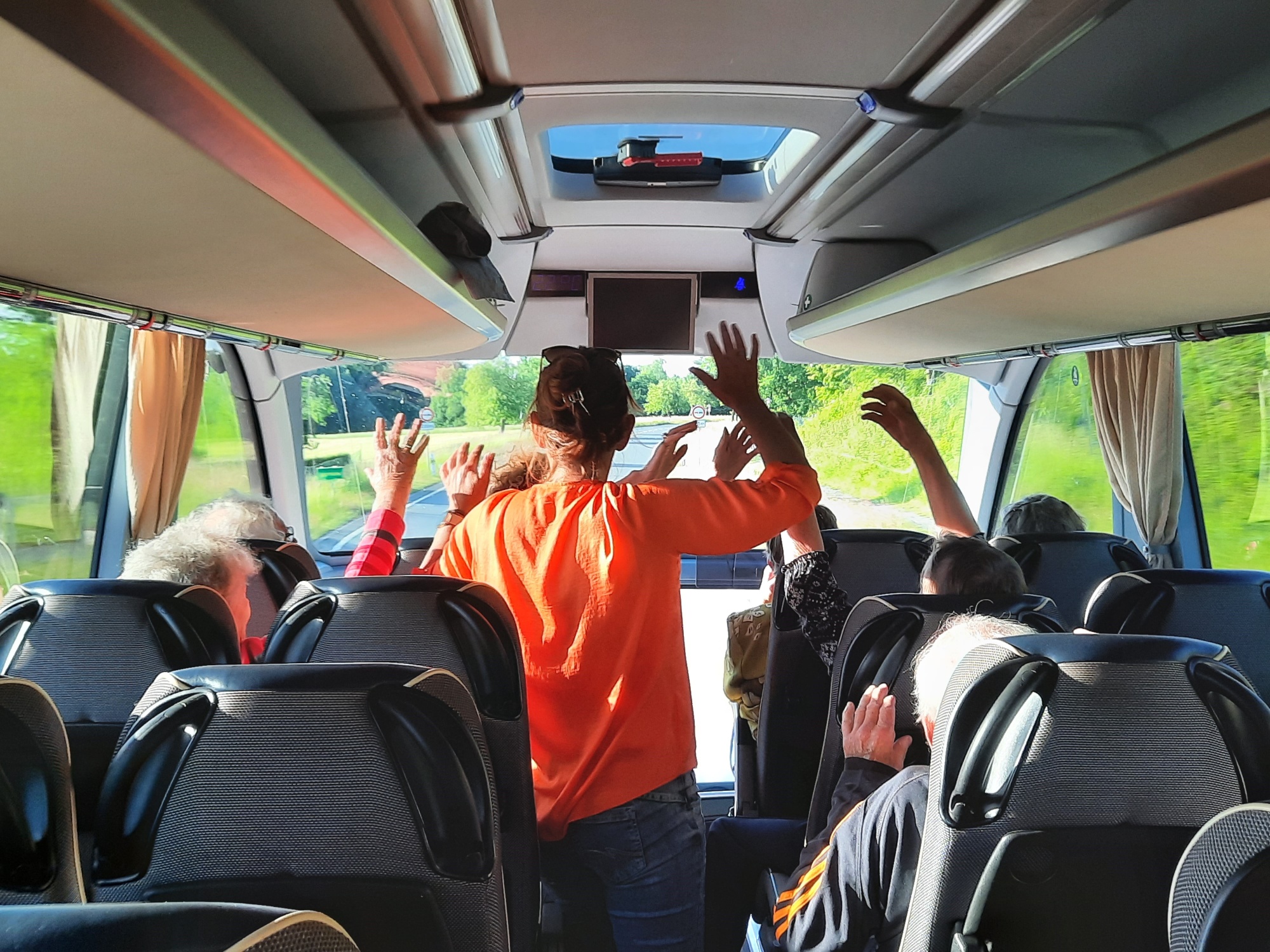 Senioren im Bus