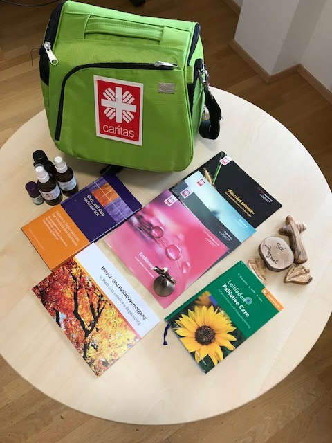 Tasche mit Infomaterial